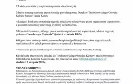 REGULAMIN KONKURSU NA LIMERYK O TRZEBIATOWIE 2023