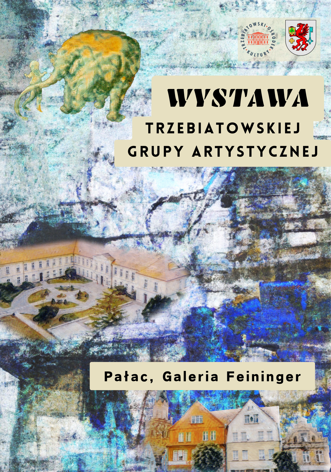 Plakat Wystawa Trzebiatowskiej Grupy Artystycznej