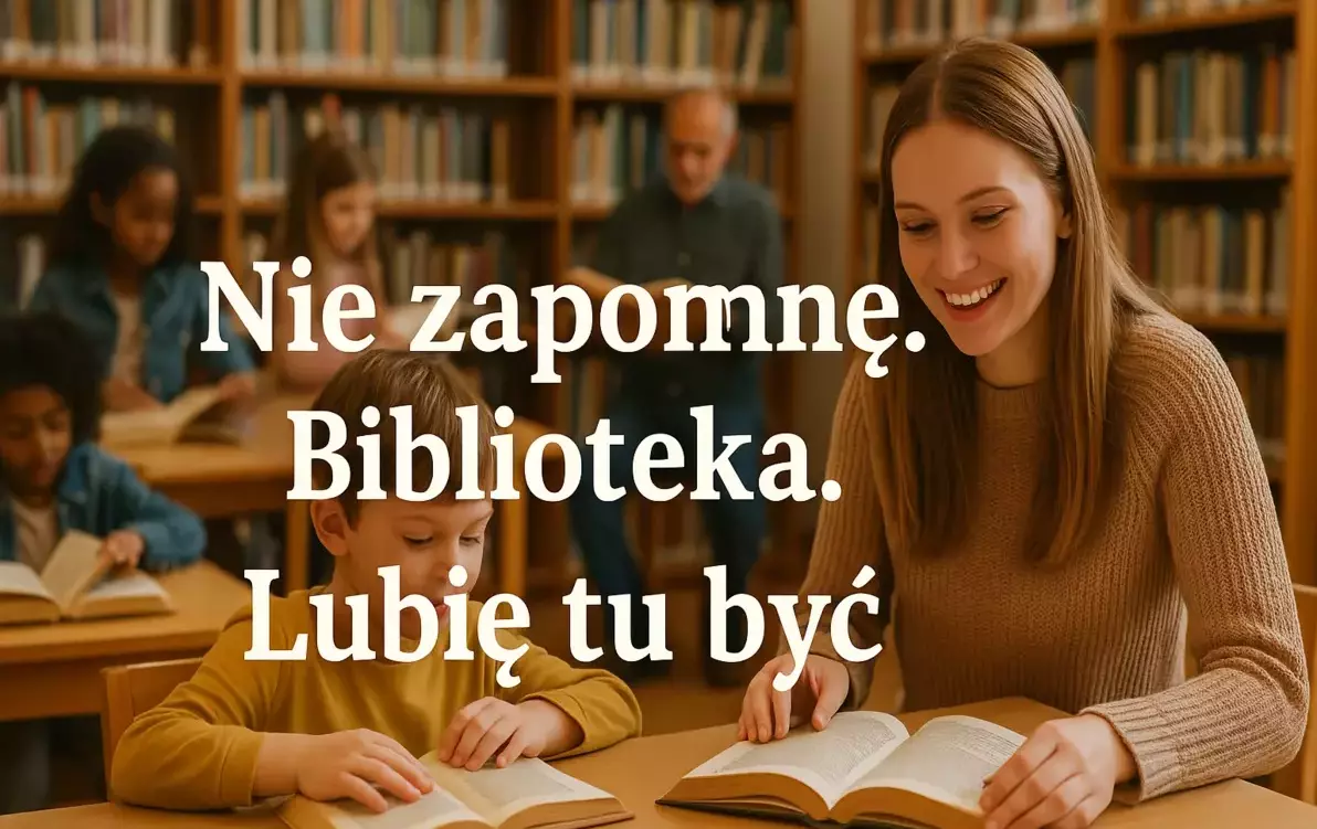 Zdjęcie do Konkurs plastyczno-literacki &bdquo;Nie zapomnę. Biblioteka. Lubię tu być&rdquo;