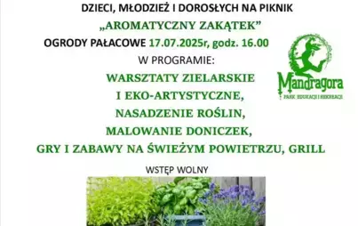 Zdjęcie do &nbsp; **AROMATYCZNY ZAKĄTEK &ndash; zapraszamy na pachnący piknik!** &nbsp;
