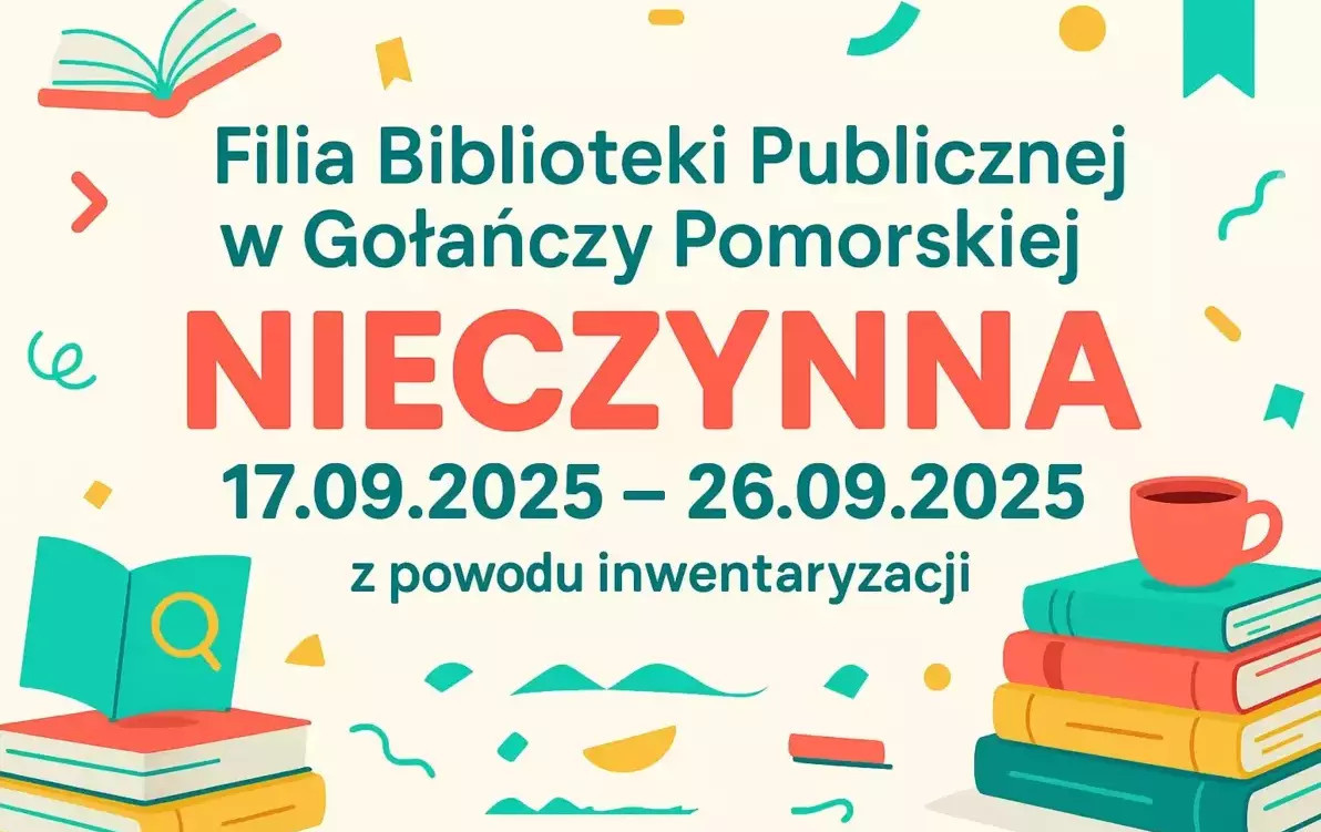 Zdjęcie do Komunikat - Filii Biblioteki Publicznej 