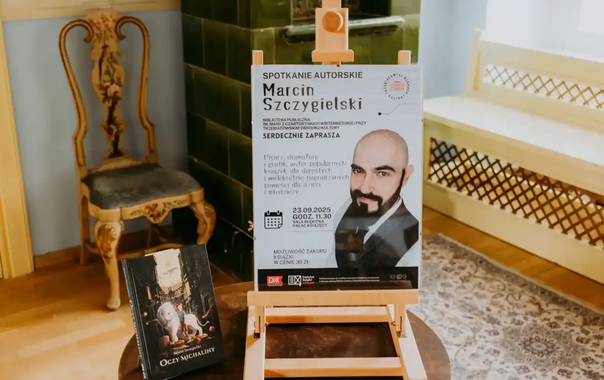 Zdjęcie do Spotkanie autorskie z Marcinem Szczygielskim.