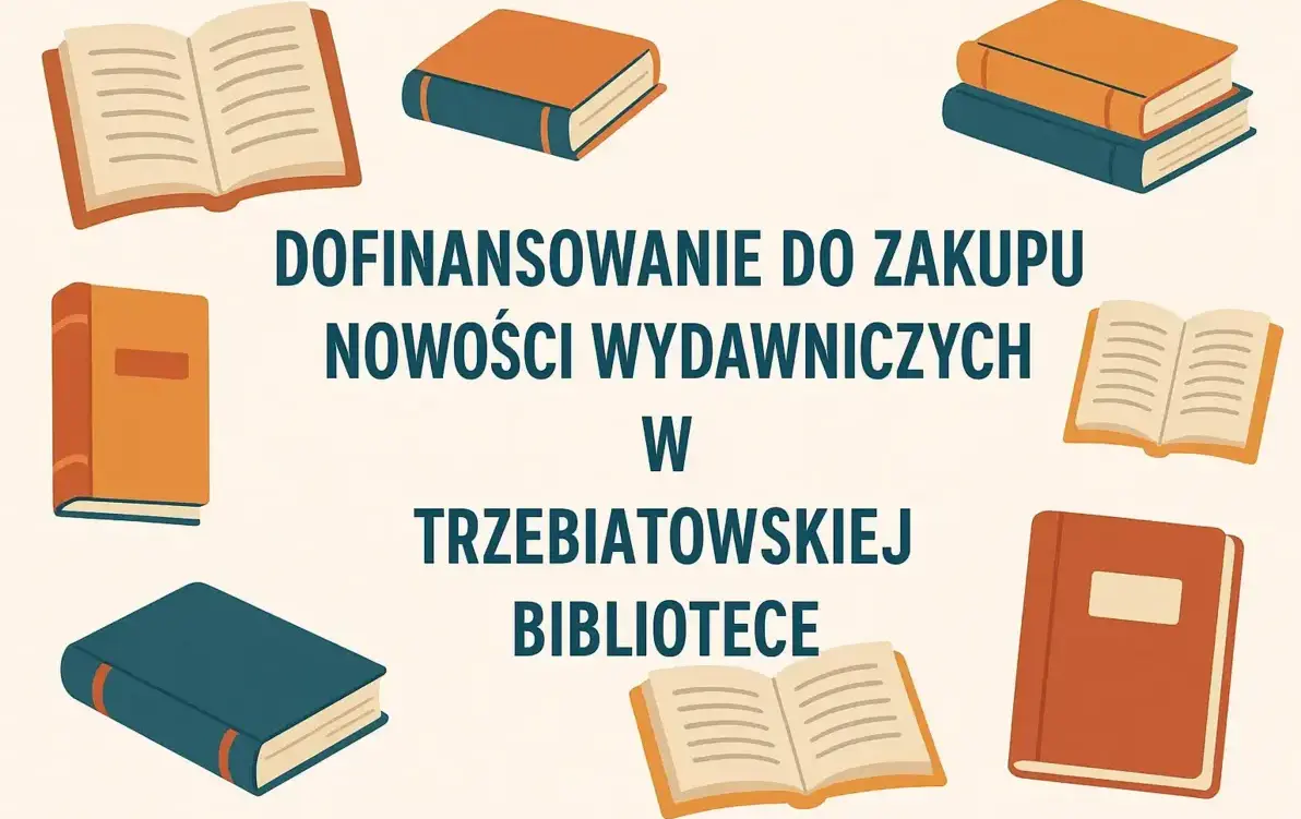 Zdjęcie do Dofinansowanie do zakupu nowości wydawniczych w Trzebiatowskiej Bibliotece.