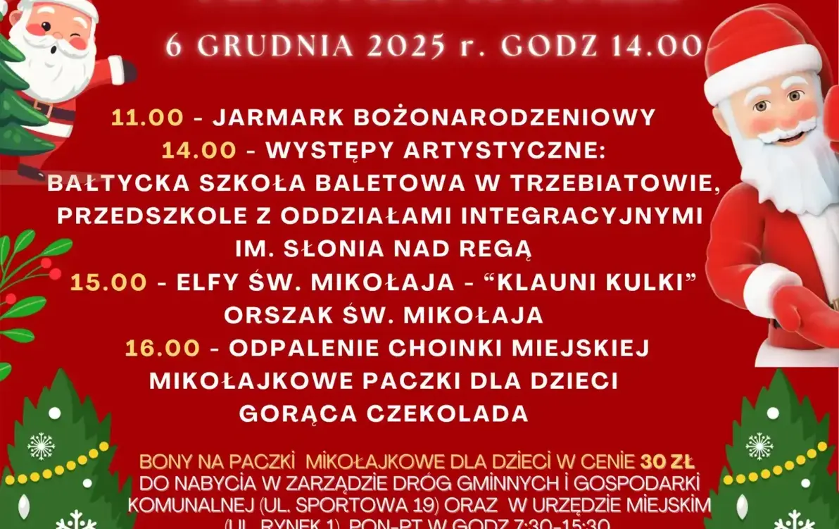 Zdjęcie do MIKOŁAJKI GMINNE 2025 &nbsp;&nbsp;