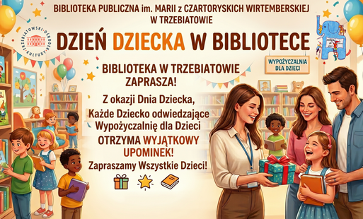 Zdjęcie do Świętujemy Dzień Dziecka w Bibliotece!