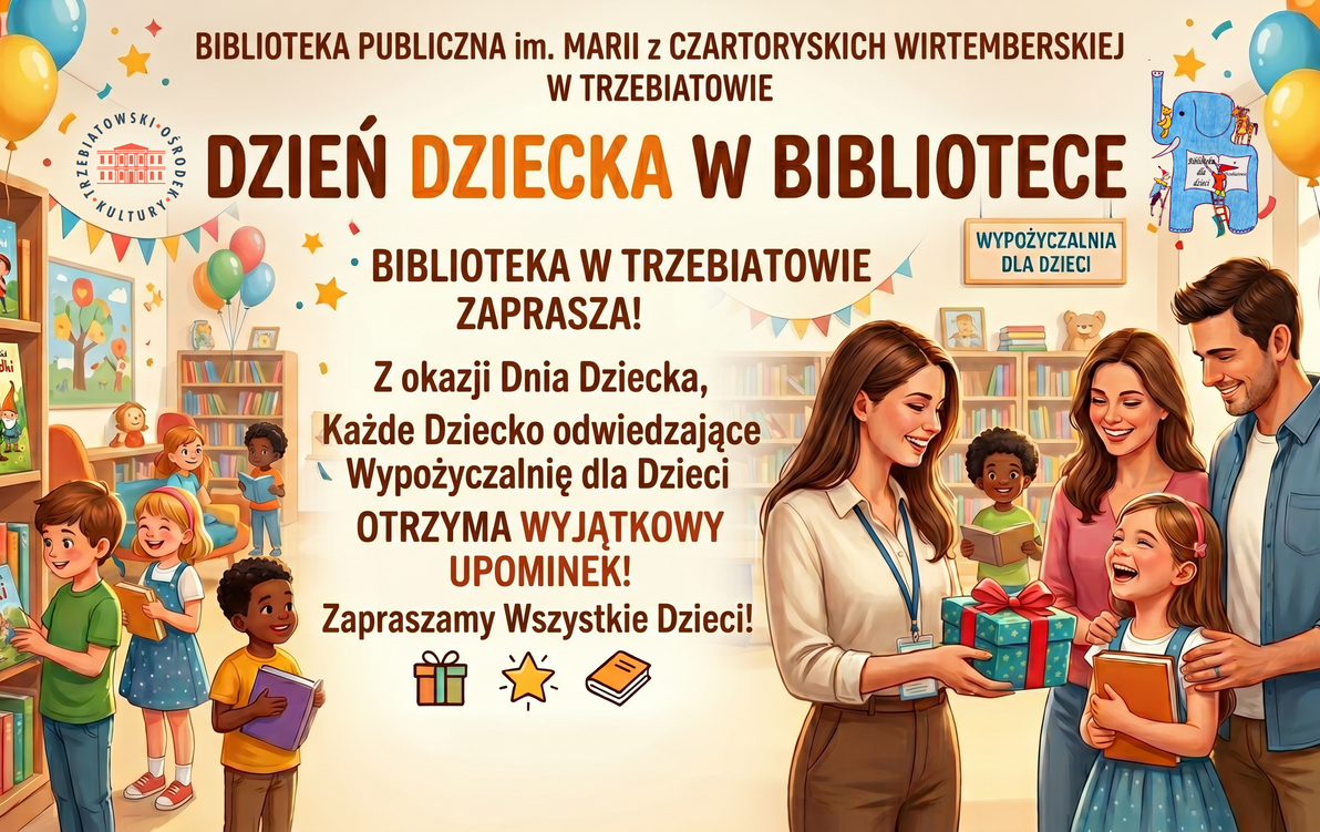 Zdjęcie do Świętujemy Dzień Dziecka w Bibliotece!