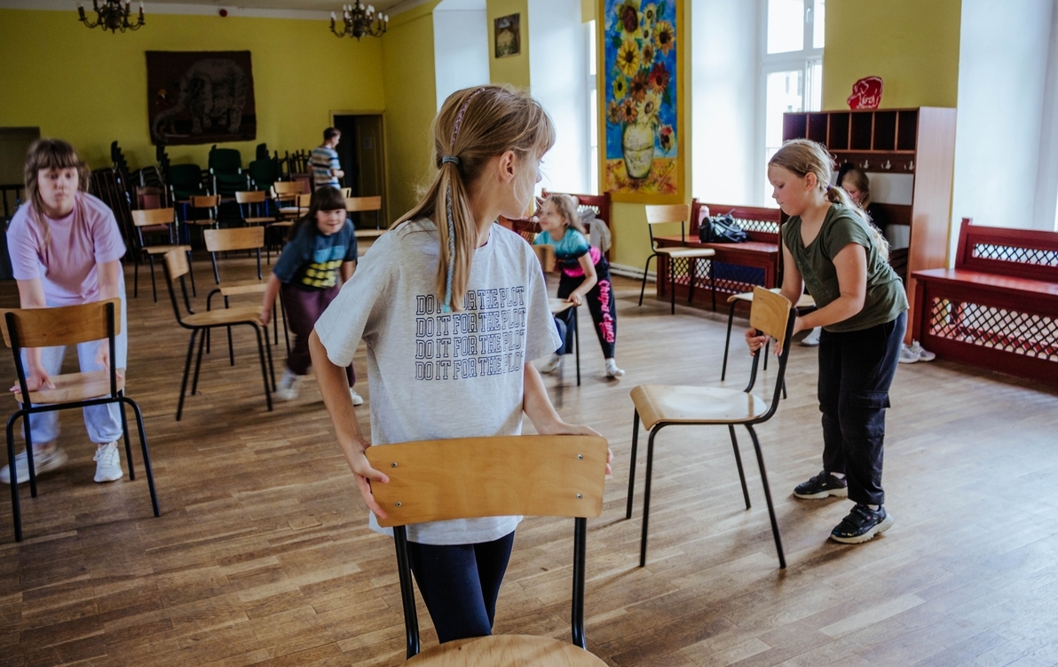 Zdjęcie do Prace nad spektaklem finałowym idą pełną parą.