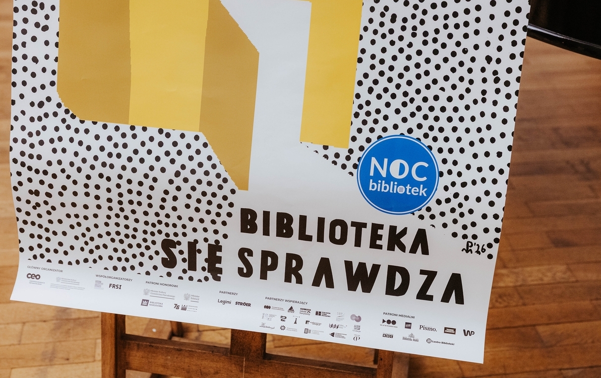Zdjęcie do XII Noc Bibliotek 2026 &bdquo;Biblioteka(się) sprawdza&rdquo;