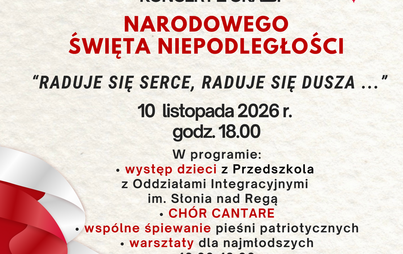 Zdjęcie do Koncert z okazji Narodowego Święta Niepodległości!