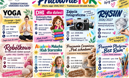 Zdjęcie do PRACOWNIE TOK 2026/2027 !&nbsp;