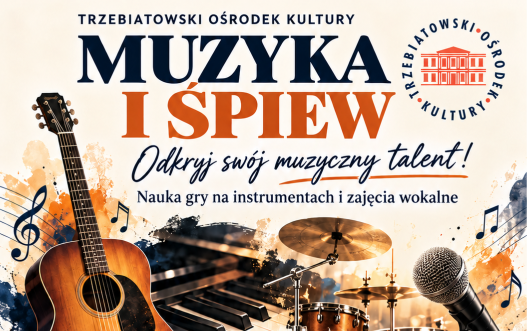 Zdjęcie do Muzyka i śpiew w Trzebiatowskim Ośrodku Kultury!